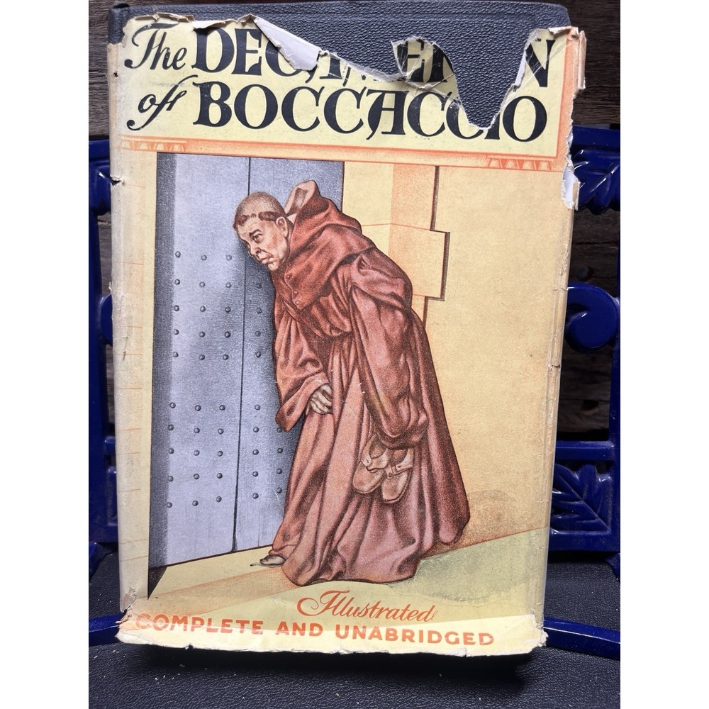 THE DECAMERON OF BOCCACCIO Bibliophilist Society HC DJ